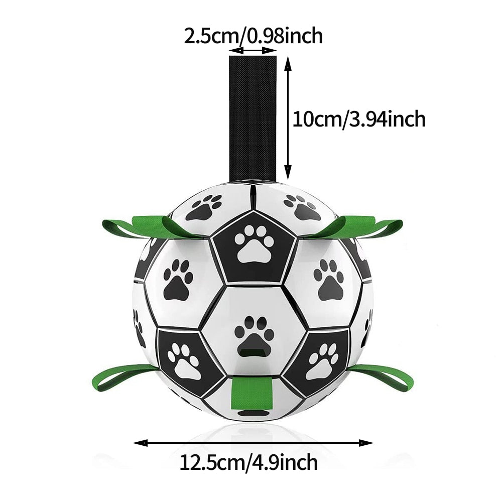 Interactive Dog Football Toy Soccer Ball Inflated Training Toy for Dogs Outdoor Border Collie Balls For Large Dogs Pet Supplies