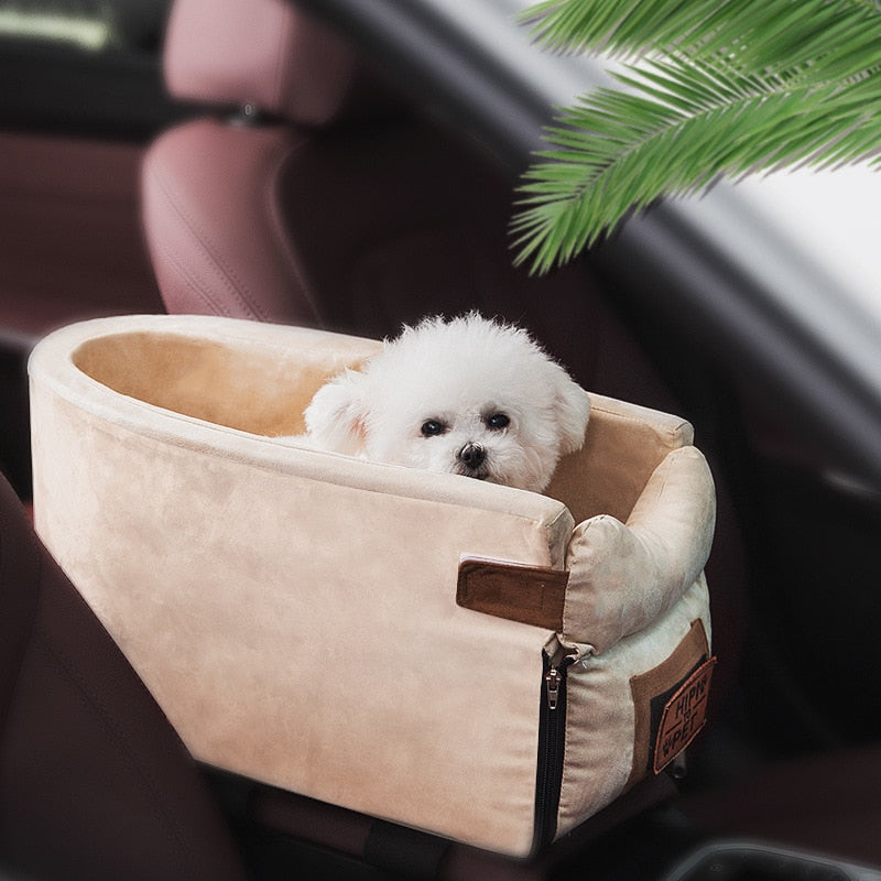 Portable Cat Dog Bed For Car Travel Central Control Car Safety Pet Seat Transport Dog Carrier Protector For Small Dog Chihuahua